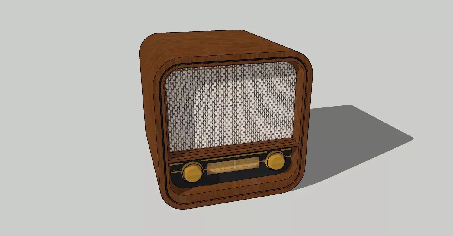 Radio Free 3D model