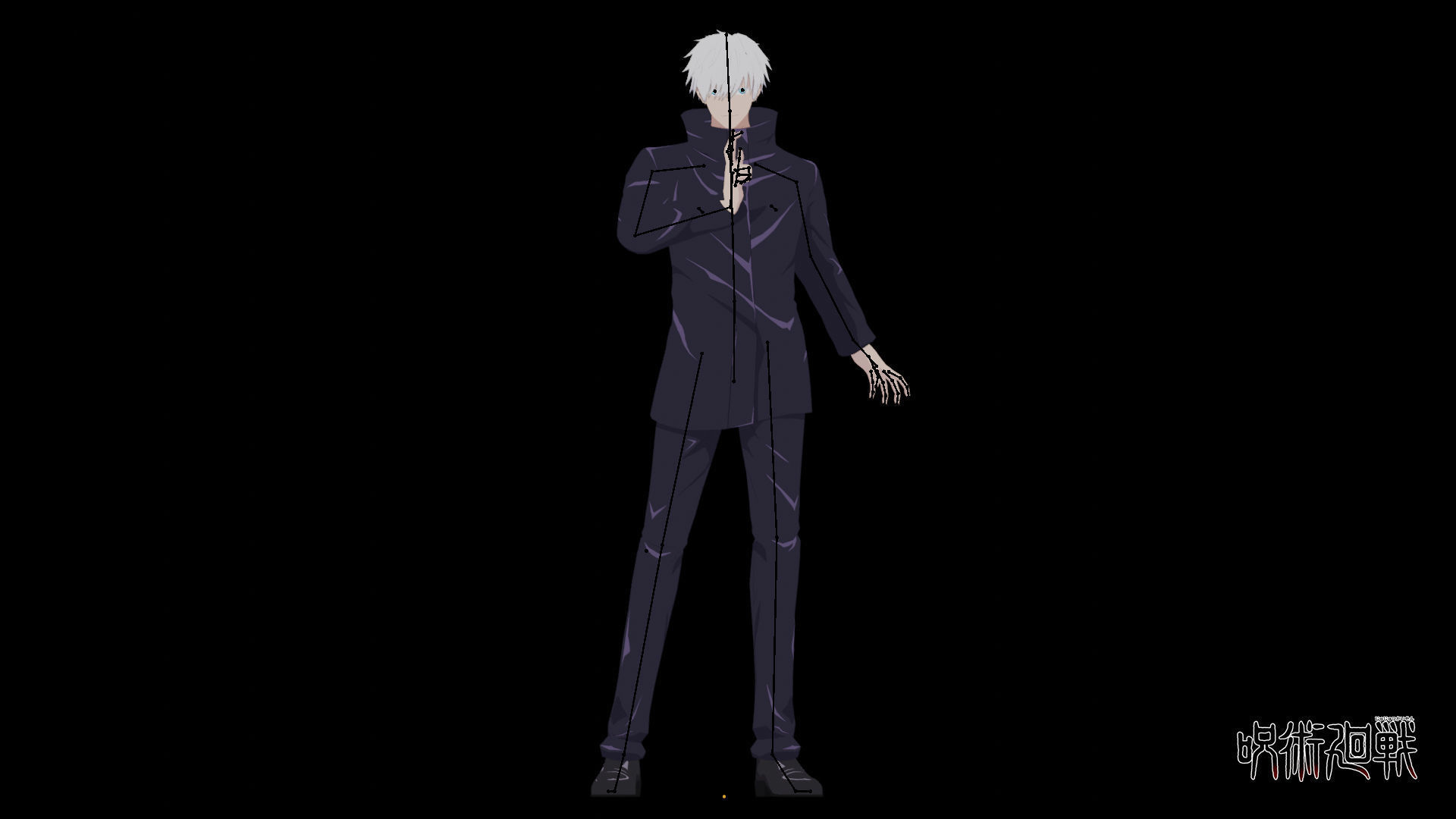 Gojo Satoru - Jujutsu Kaisen 3D Model Low-poly 3D model_6