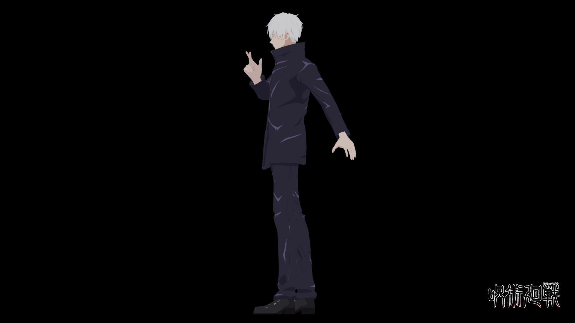 Gojo Satoru - Jujutsu Kaisen 3D Model Low-poly 3D model_5