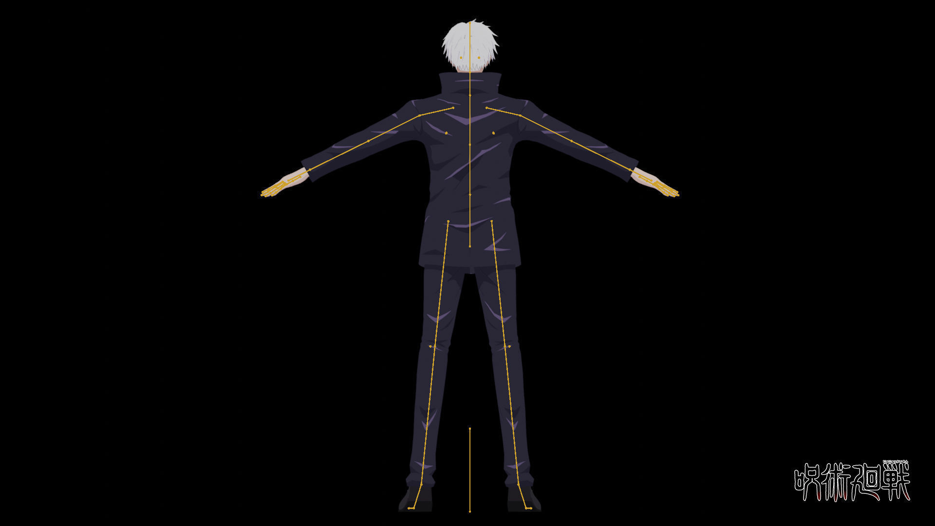 Gojo Satoru - Jujutsu Kaisen 3D Model Low-poly 3D model_8