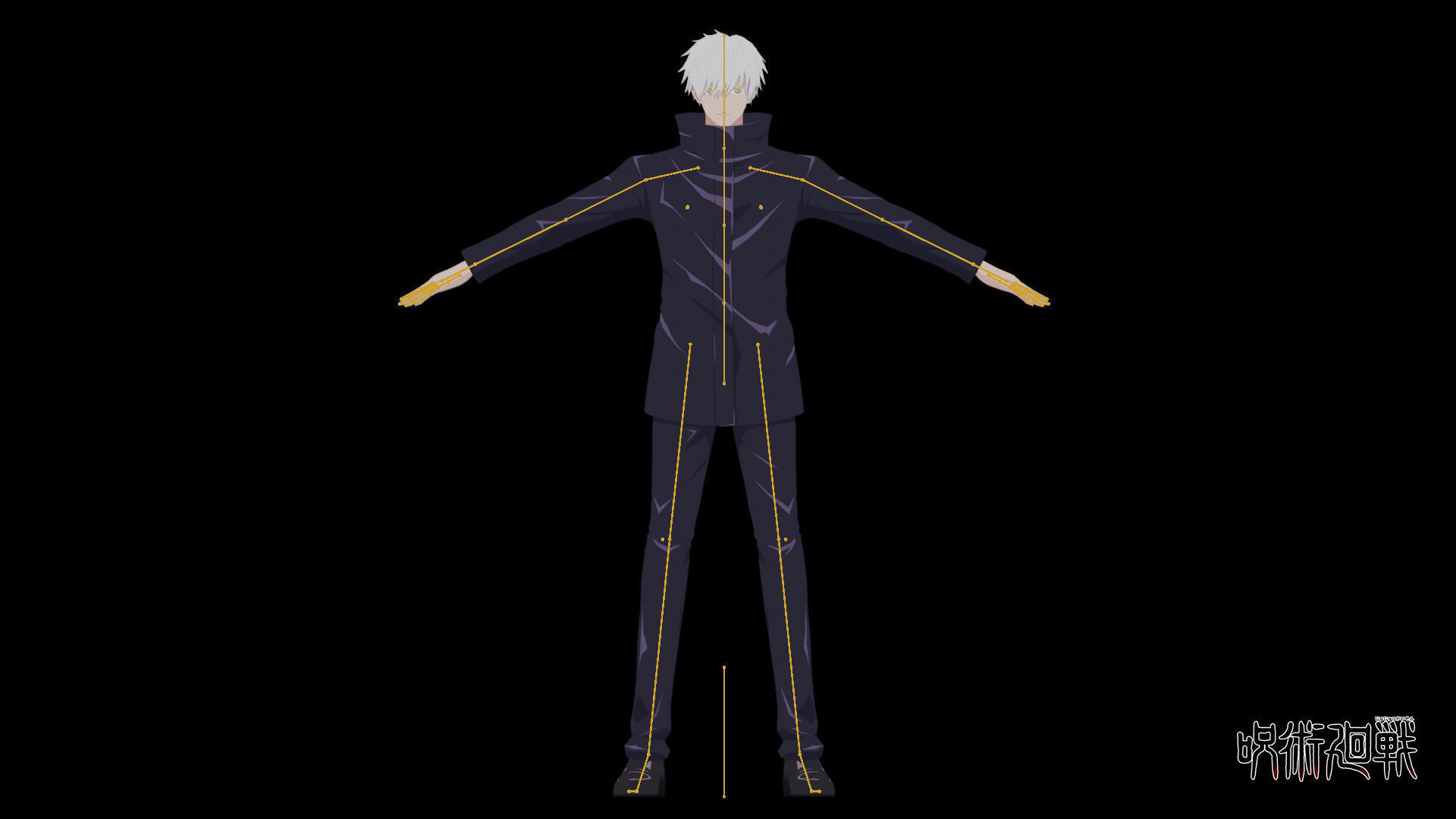 Gojo Satoru - Jujutsu Kaisen 3D Model Low-poly 3D model_7