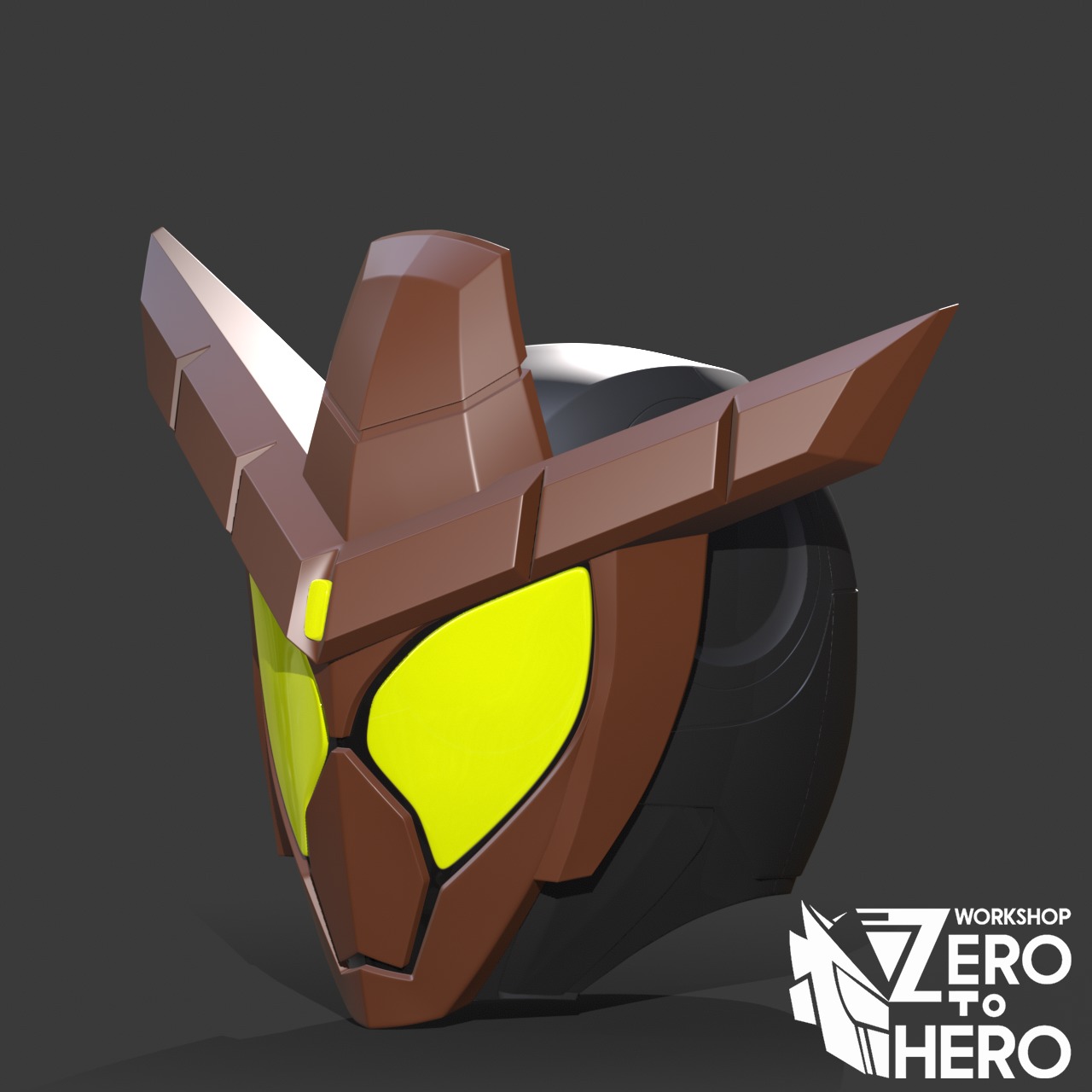 Kaman Rider Gavv Chocodan Form Helmet 3D print model_1