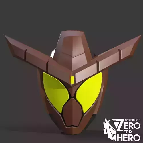 Kaman Rider Gavv Chocodan Form Helmet