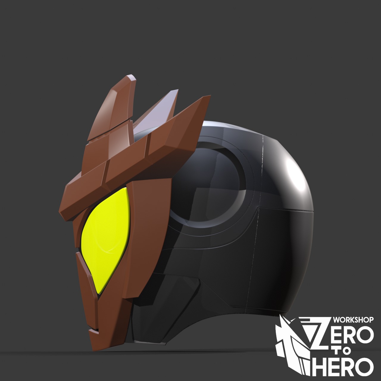 Kaman Rider Gavv Chocodan Form Helmet 3D print model_2