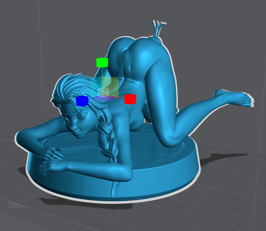 Elza Frozen 004 3D print model_8