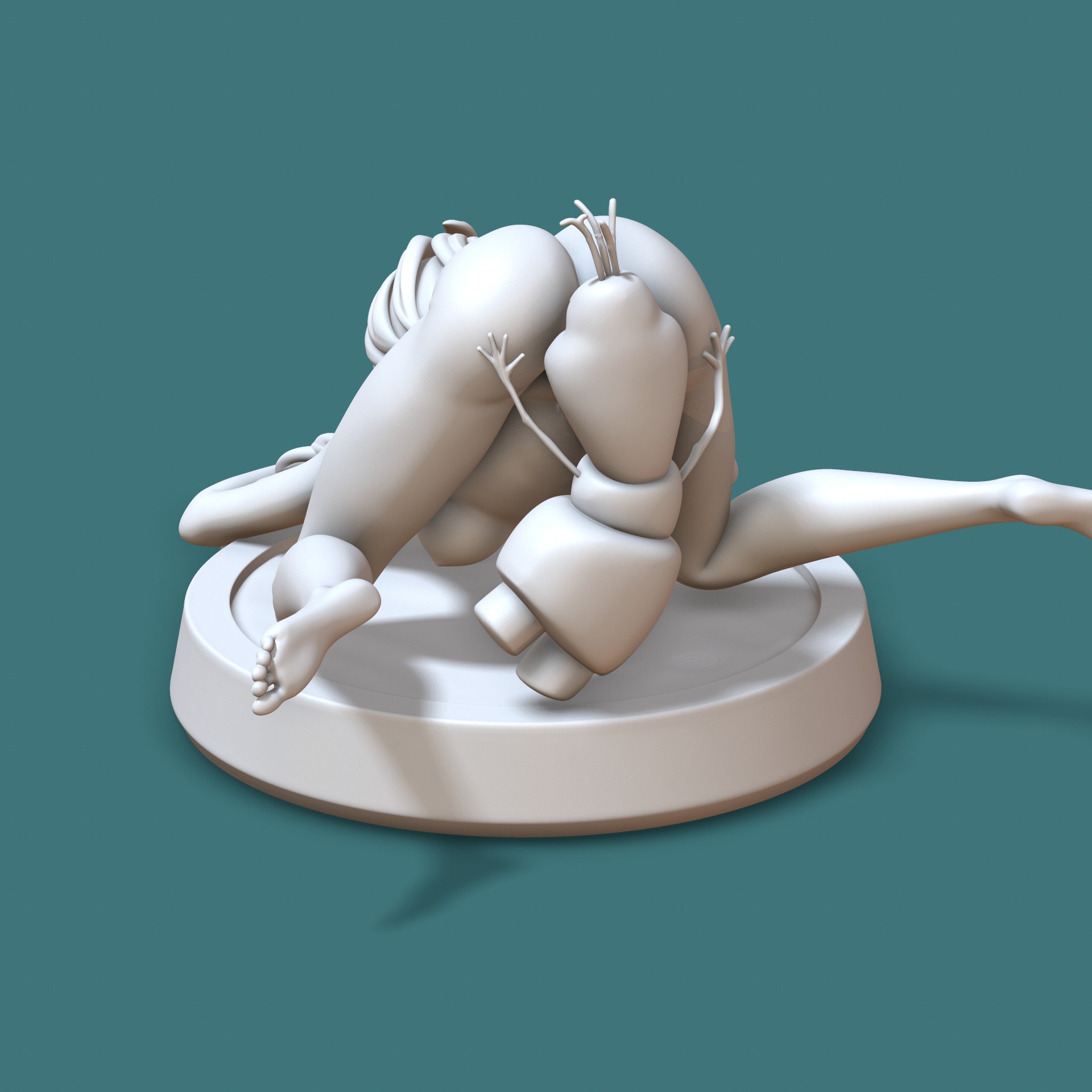 Elza Frozen 004 3D print model_4
