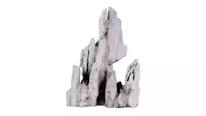 Pointy Rock 1 Low-poly 3D model