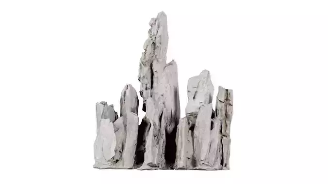 Pointy Rock 2 Low-poly 3D model
