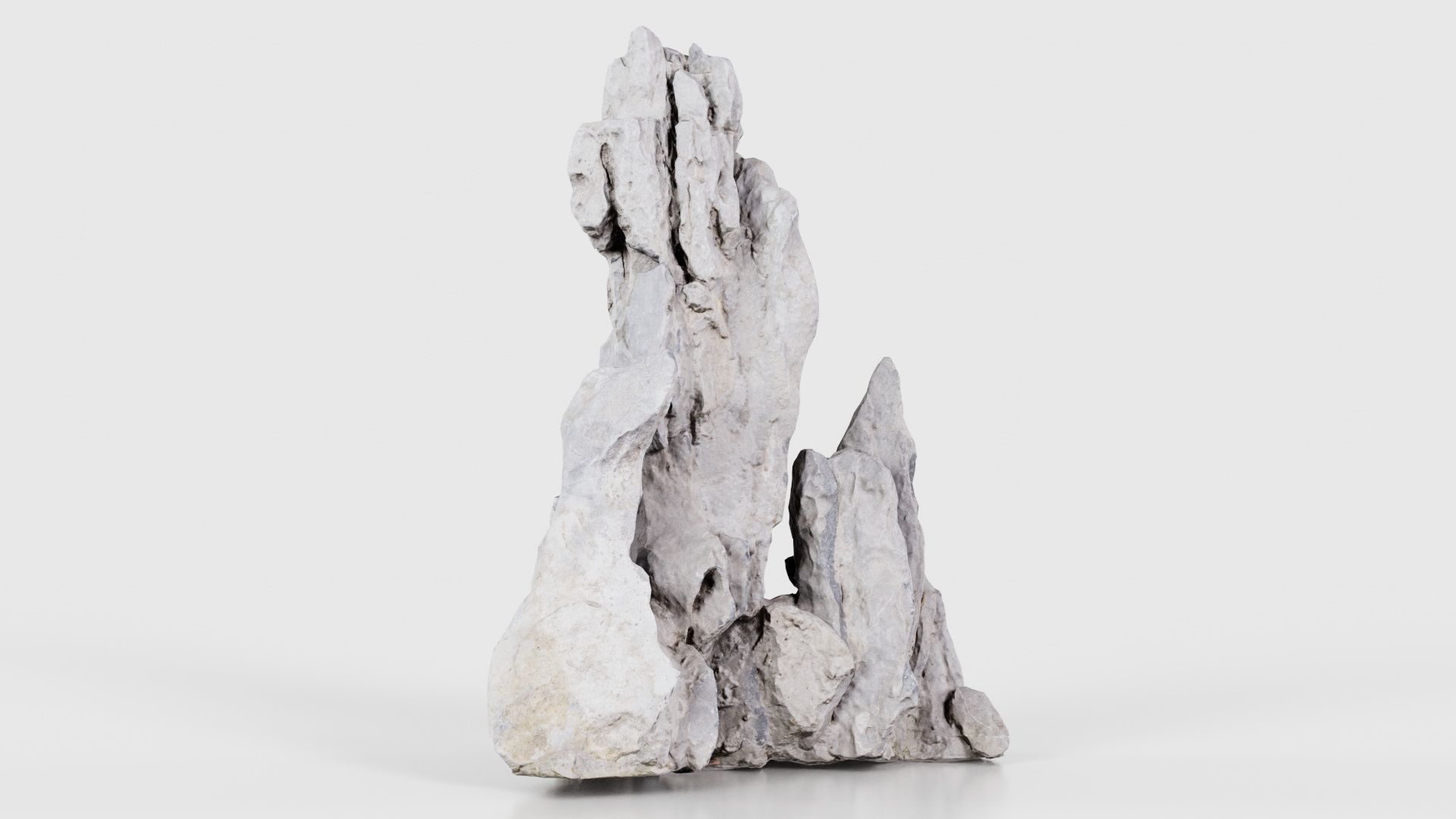 Pointy Rock 3 Low-poly 3D model_16
