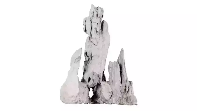Pointy Rock 3 Low-poly 3D model