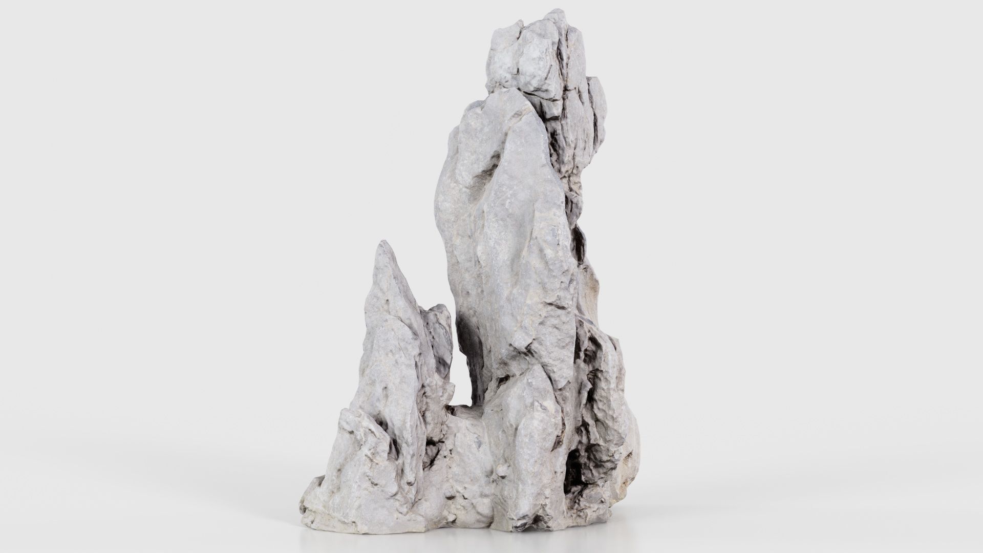Pointy Rock 3 Low-poly 3D model_22