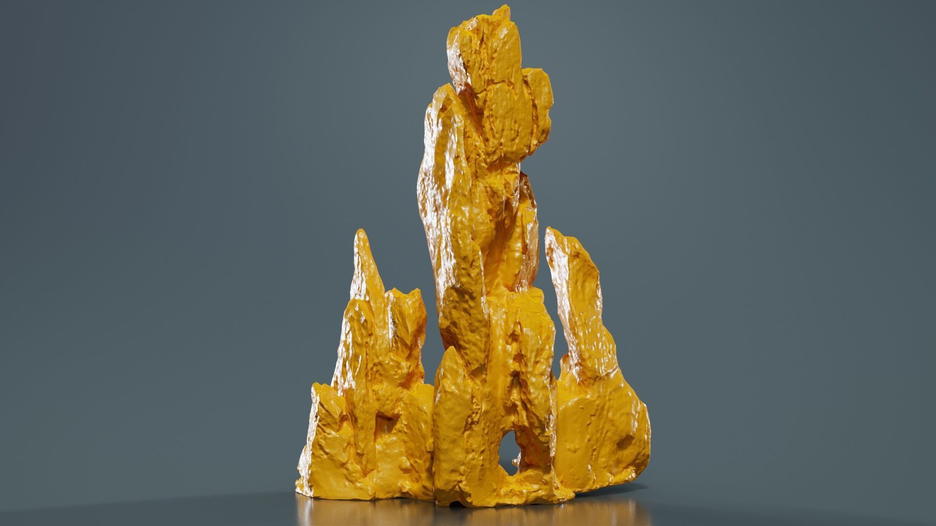 Pointy Rock 3 Low-poly 3D model_13