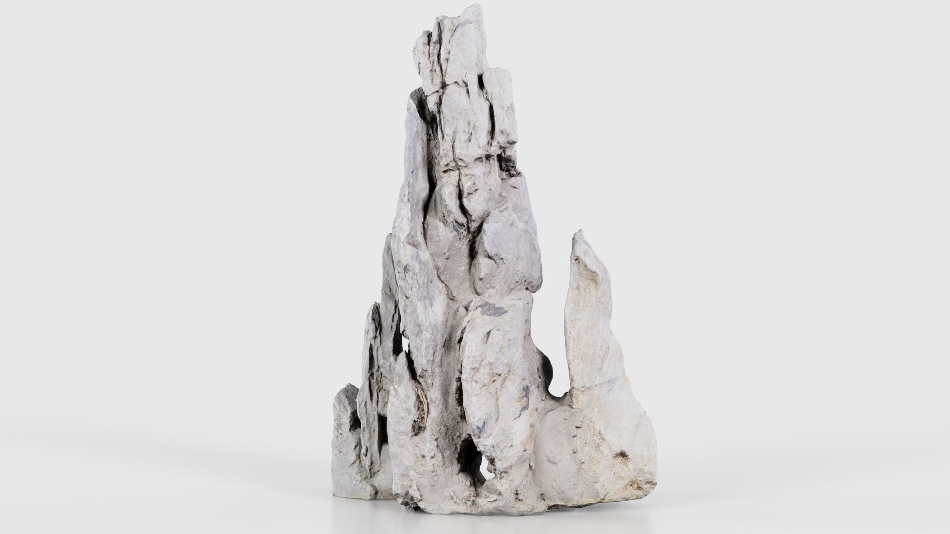 Pointy Rock 3 Low-poly 3D model_20