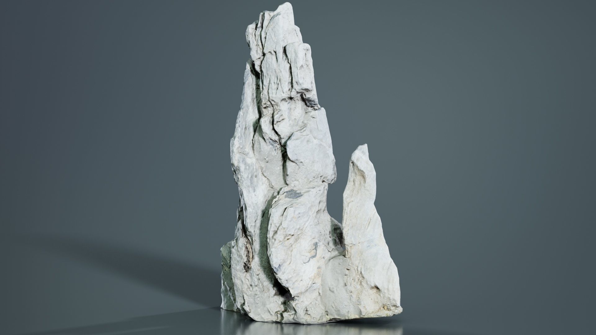 Pointy Rock 3 Low-poly 3D model_4