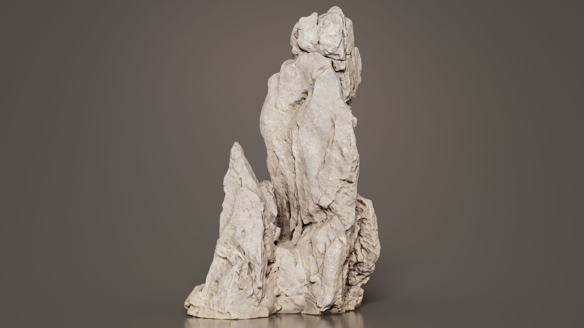 Pointy Rock 3 Low-poly 3D model_2