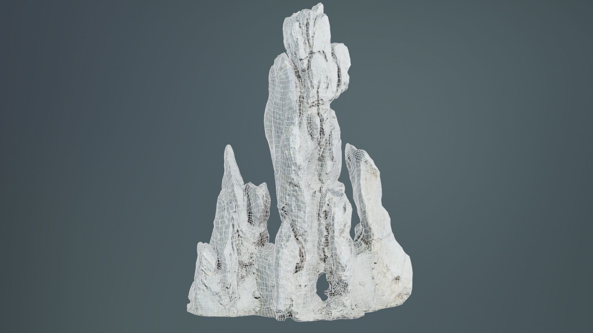 Pointy Rock 3 Low-poly 3D model_10