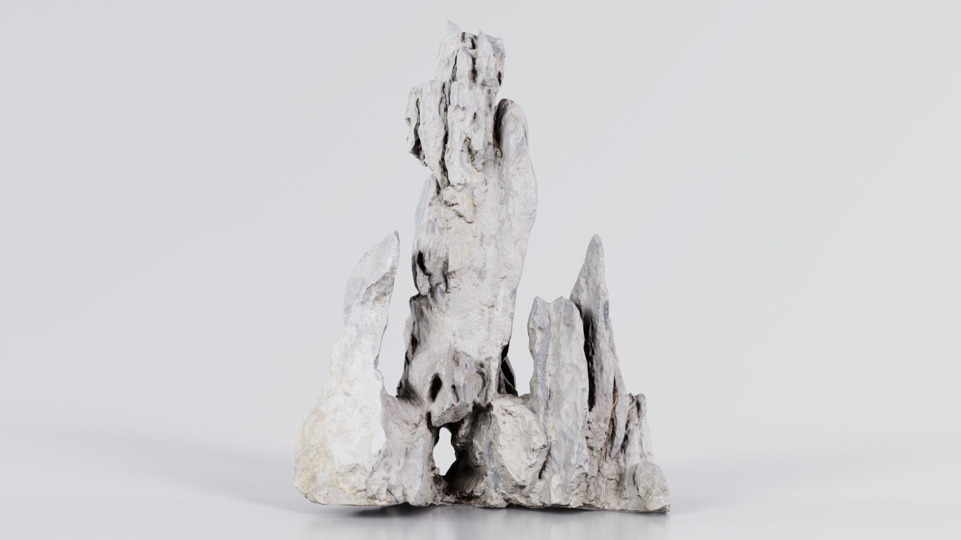 Pointy Rock 3 Low-poly 3D model_1