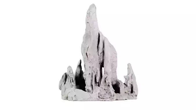 Pointy Rock 4 Low-poly 3D model
