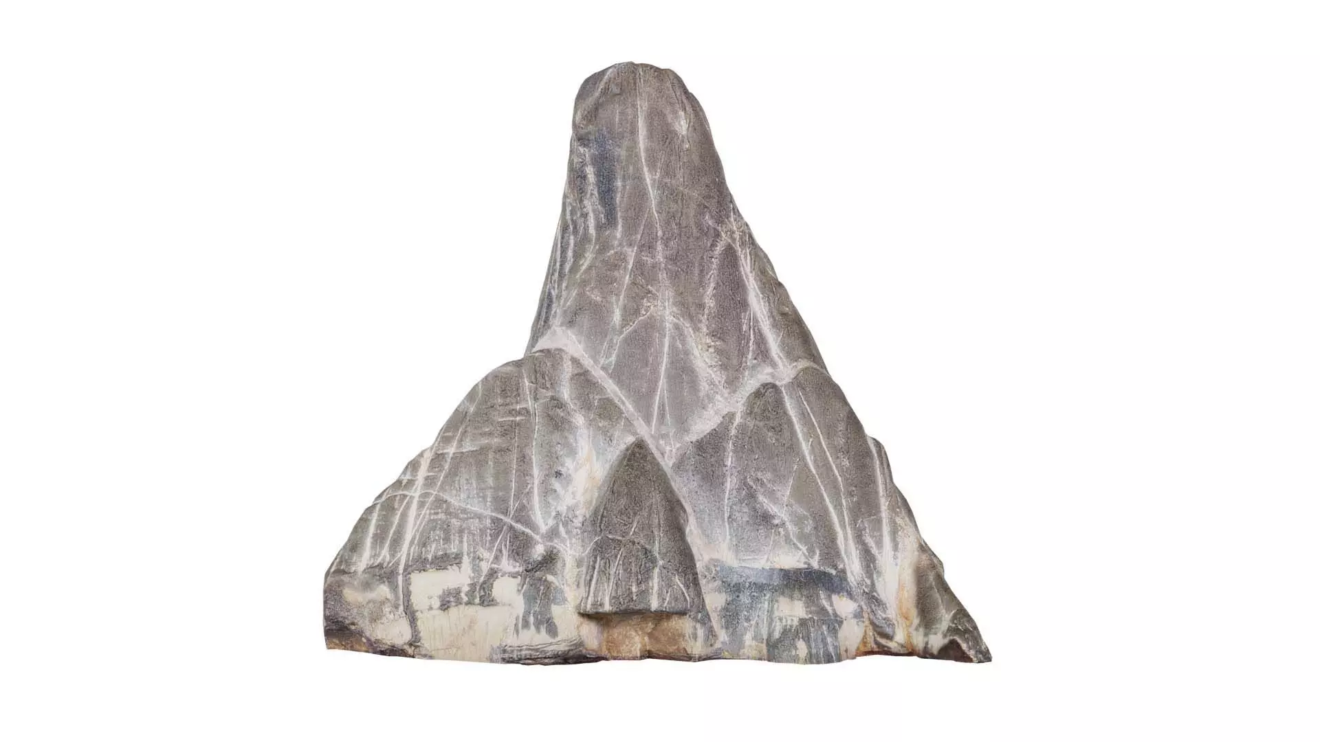 Suiseki Rock 01 Low-poly 3D model