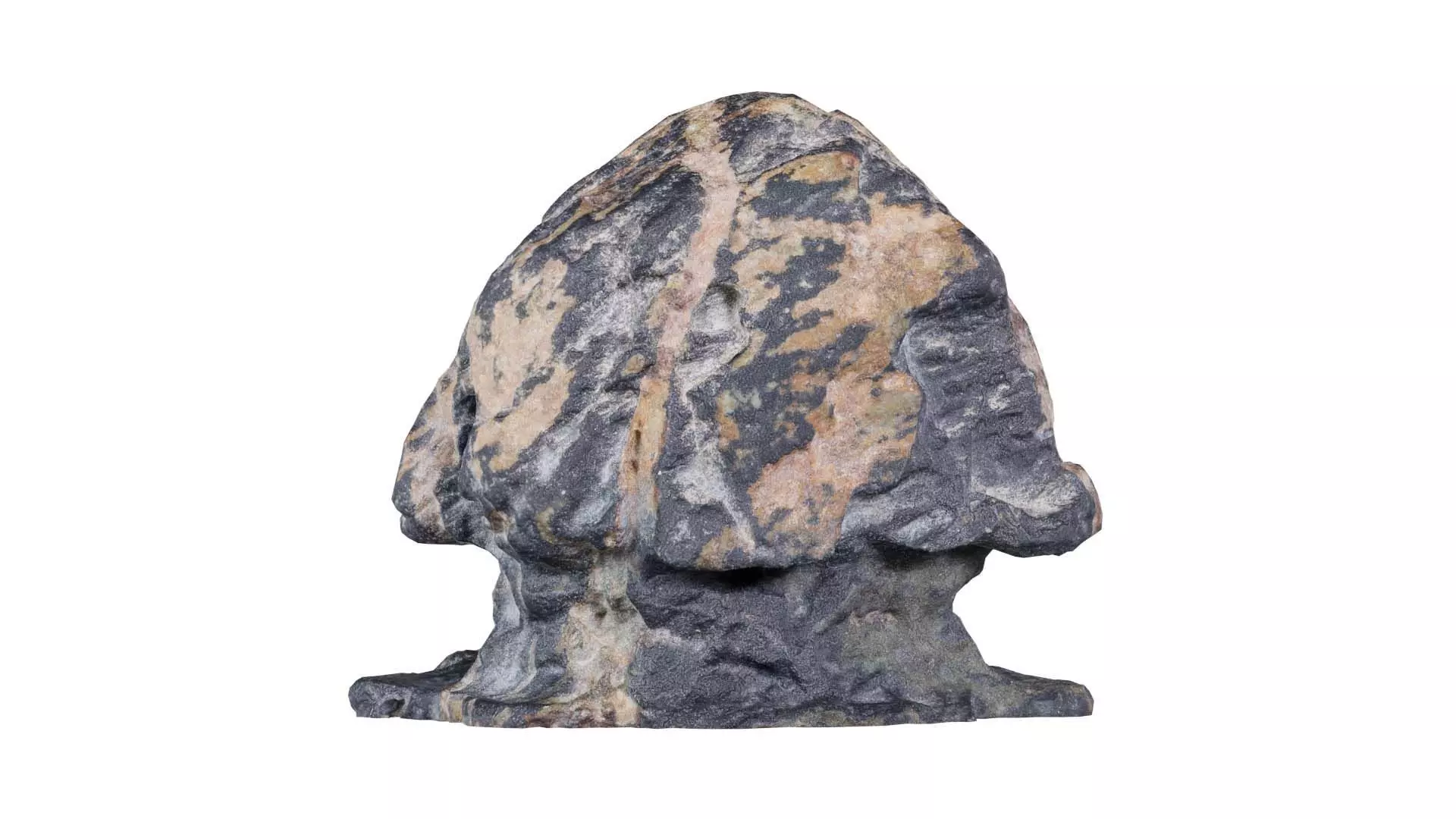 Suiseki Rock 03 Low-poly 3D model