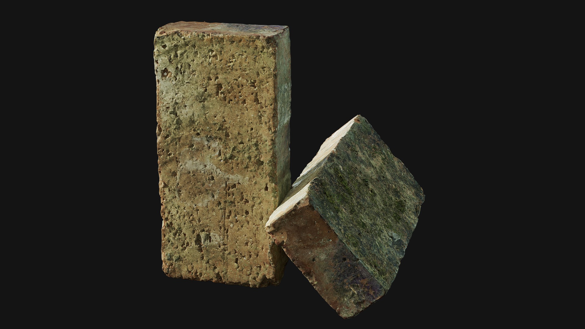 PBRPX Bricks 01 Low-poly 3D model_32