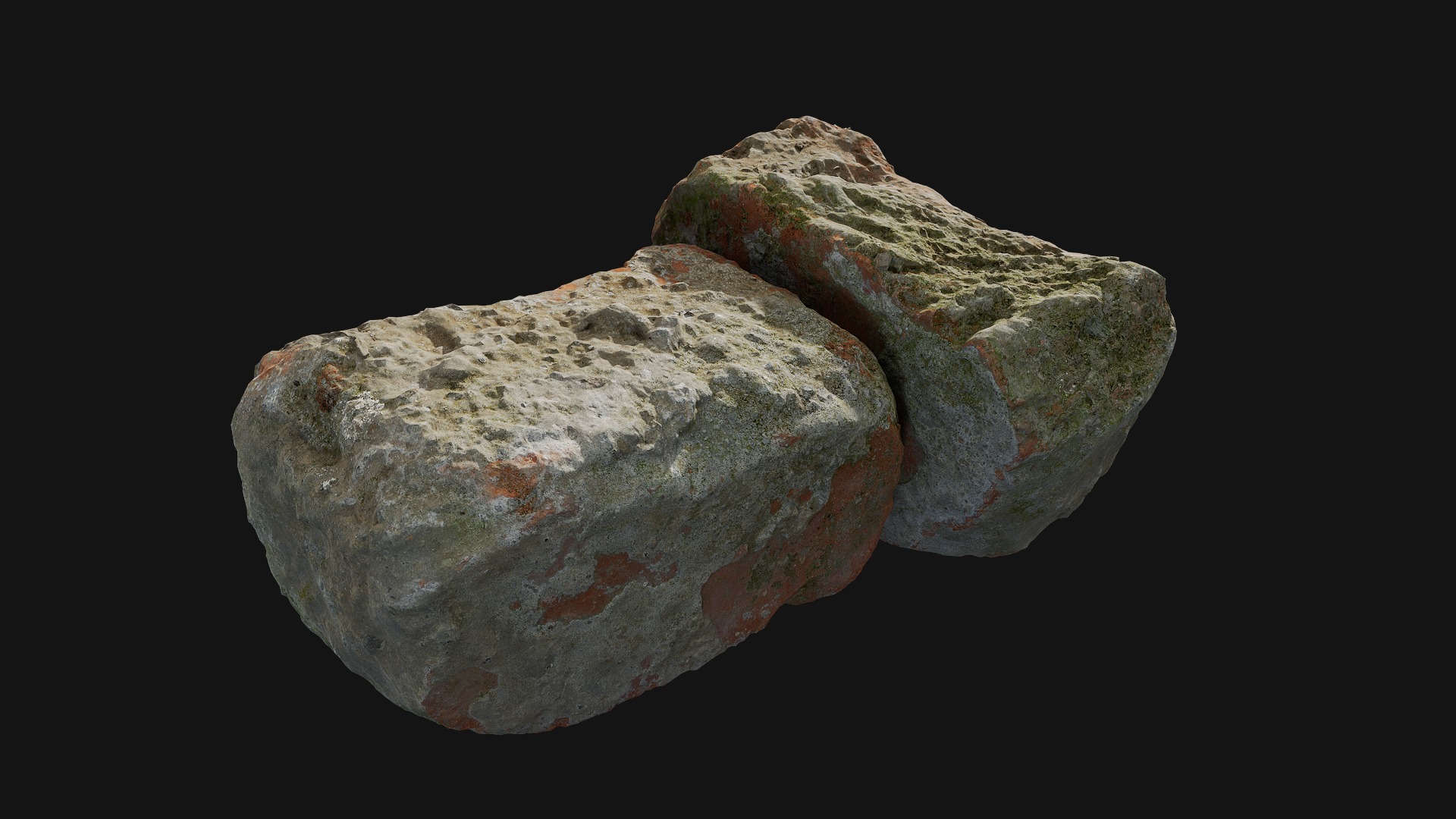 PBRPX Bricks 01 Low-poly 3D model_10
