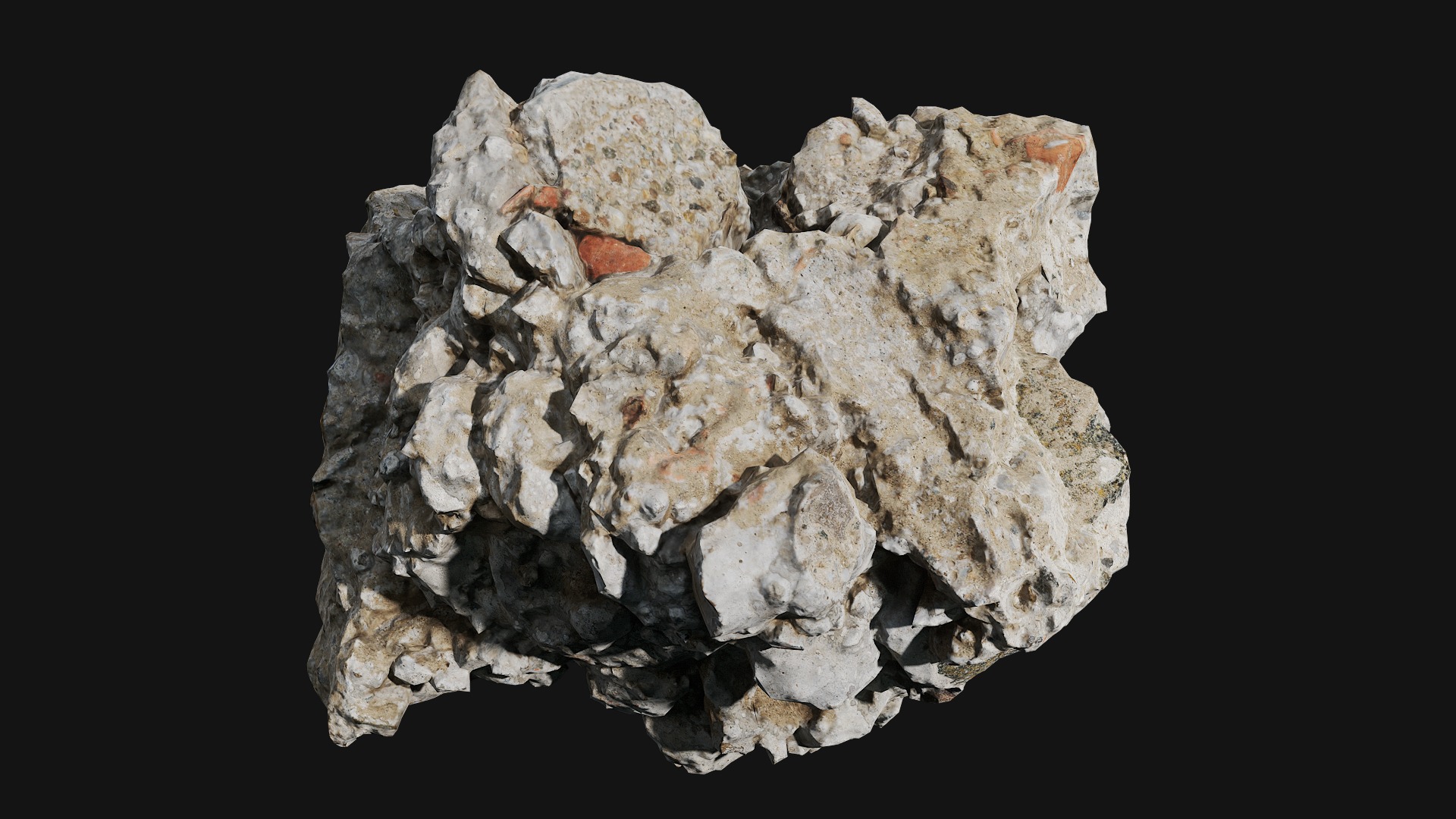 PBRPX Bricks 01 Low-poly 3D model_26