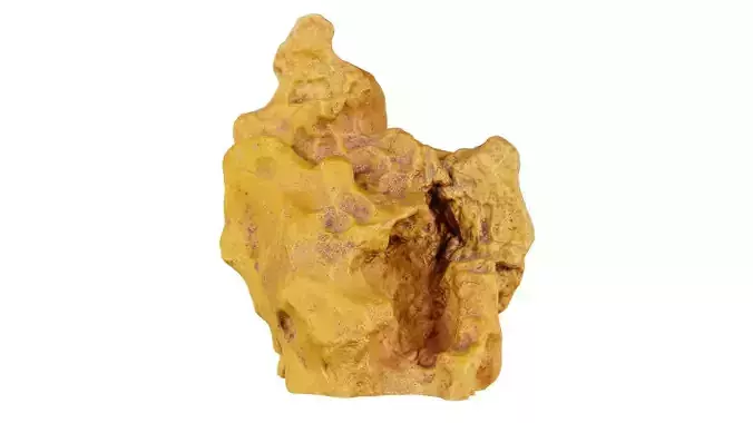Suiseki Rock 05 Low-poly 3D model