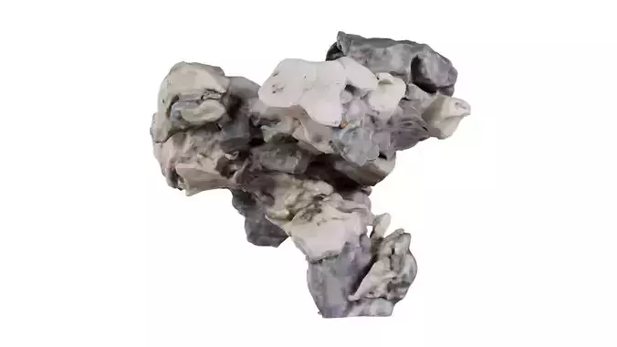 Suiseki Rock 06 Low-poly 3D model
