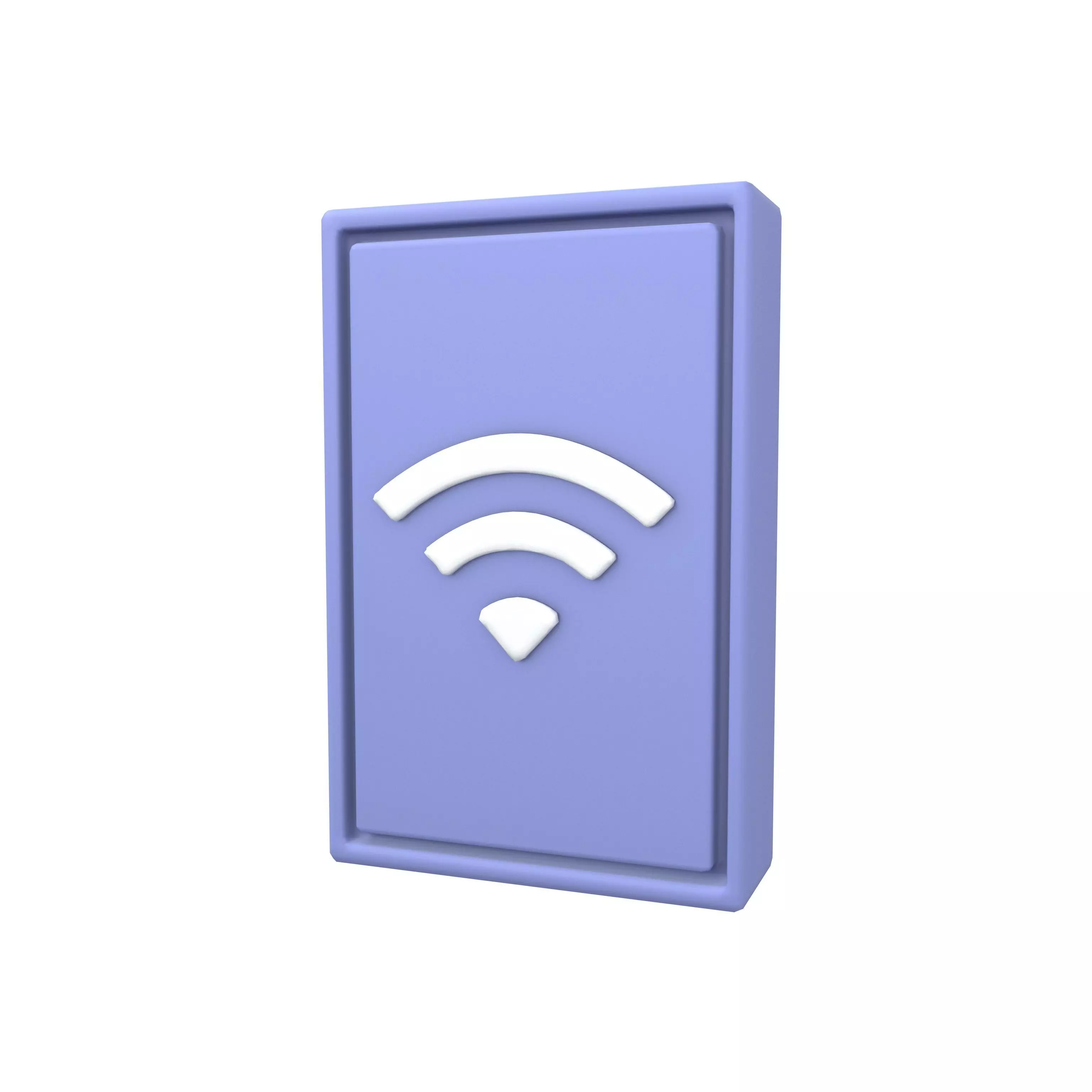 Mobile Hotspot Icon v1 002 Low-poly 3D model