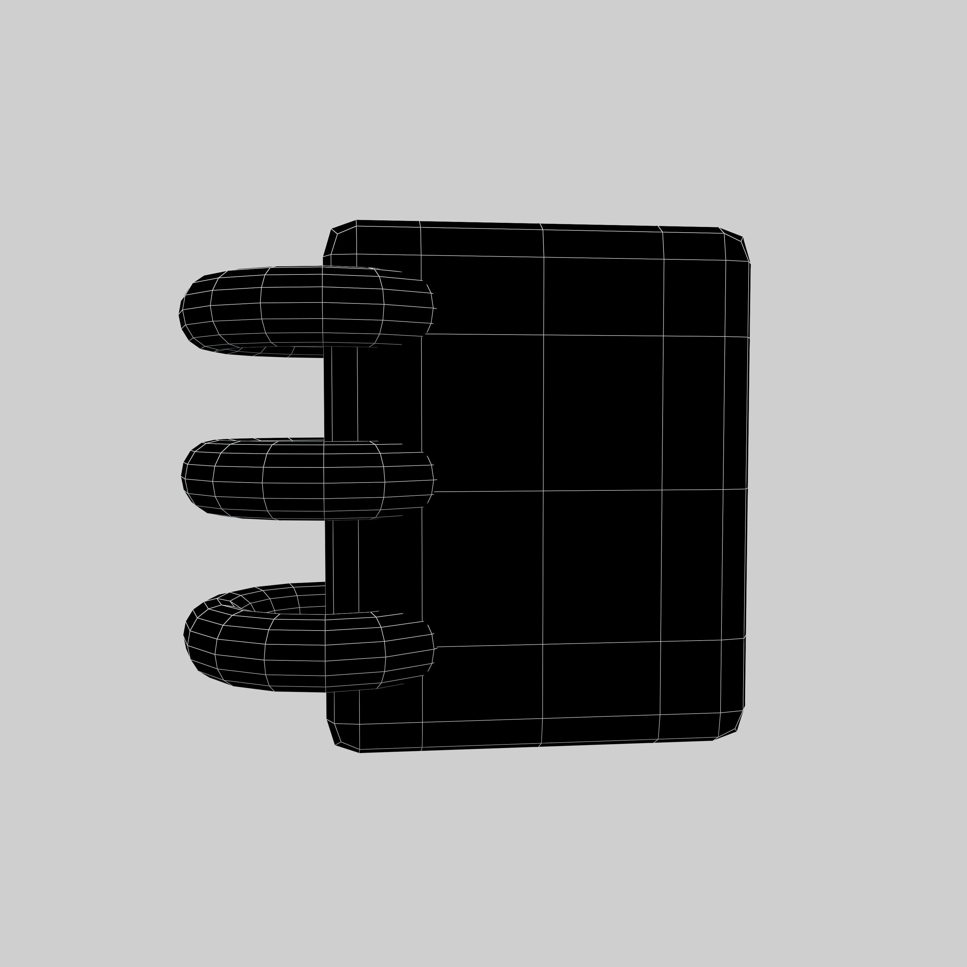 Notebook Icon v1 003 Low-poly 3D model_4
