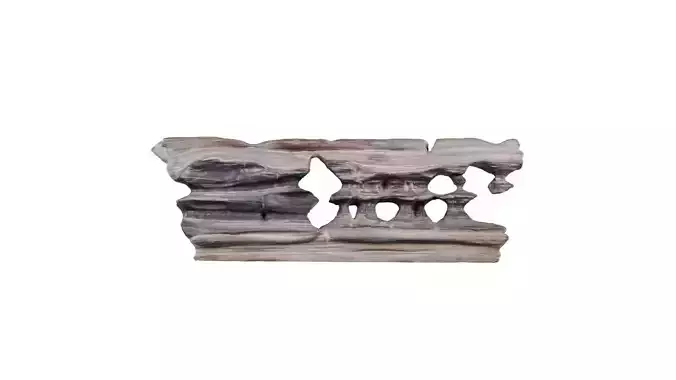 Suiseki Rock 14 Low-poly 3D model