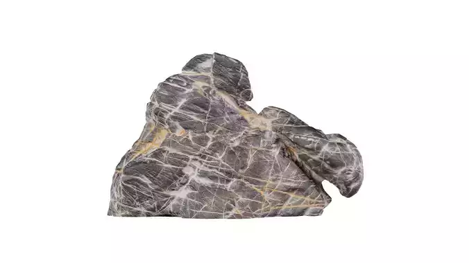Suiseki Rock 15 Low-poly 3D model