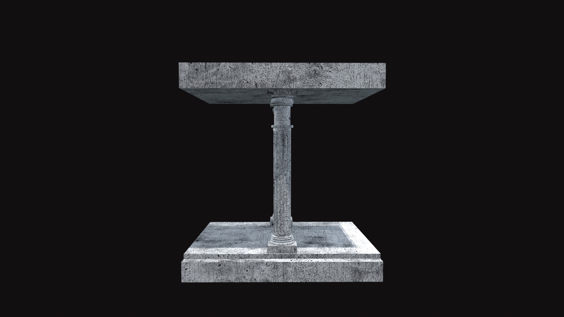 Lighthouse of Alexandria Gate V01 Low-poly 3D model_7