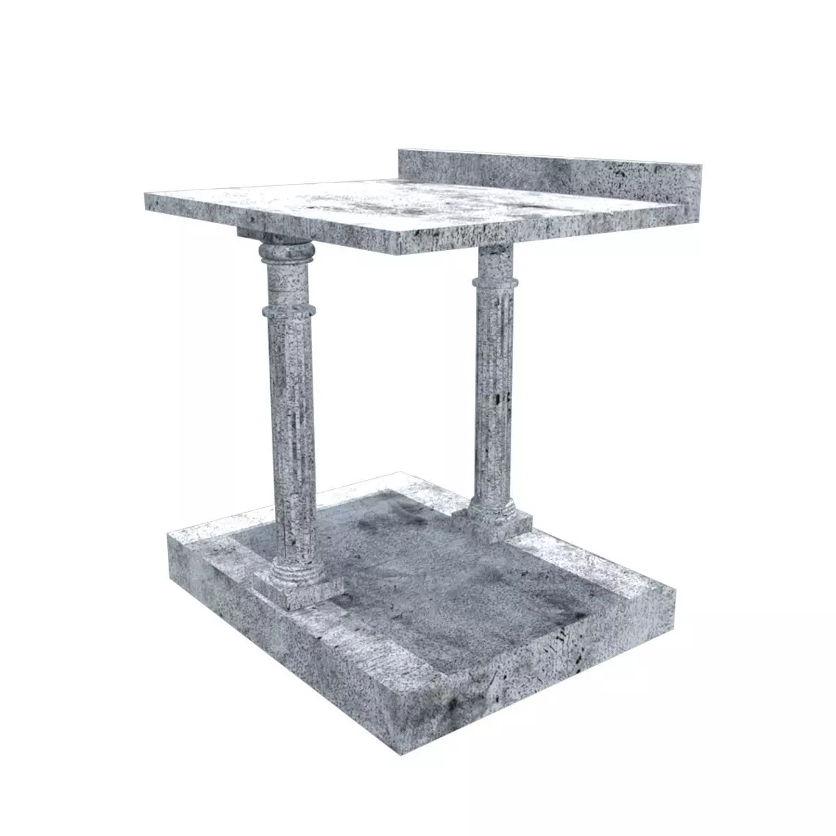 Lighthouse of Alexandria Gate V01 Low-poly 3D model_0