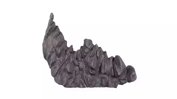 Suiseki Rock 22 Low-poly 3D model