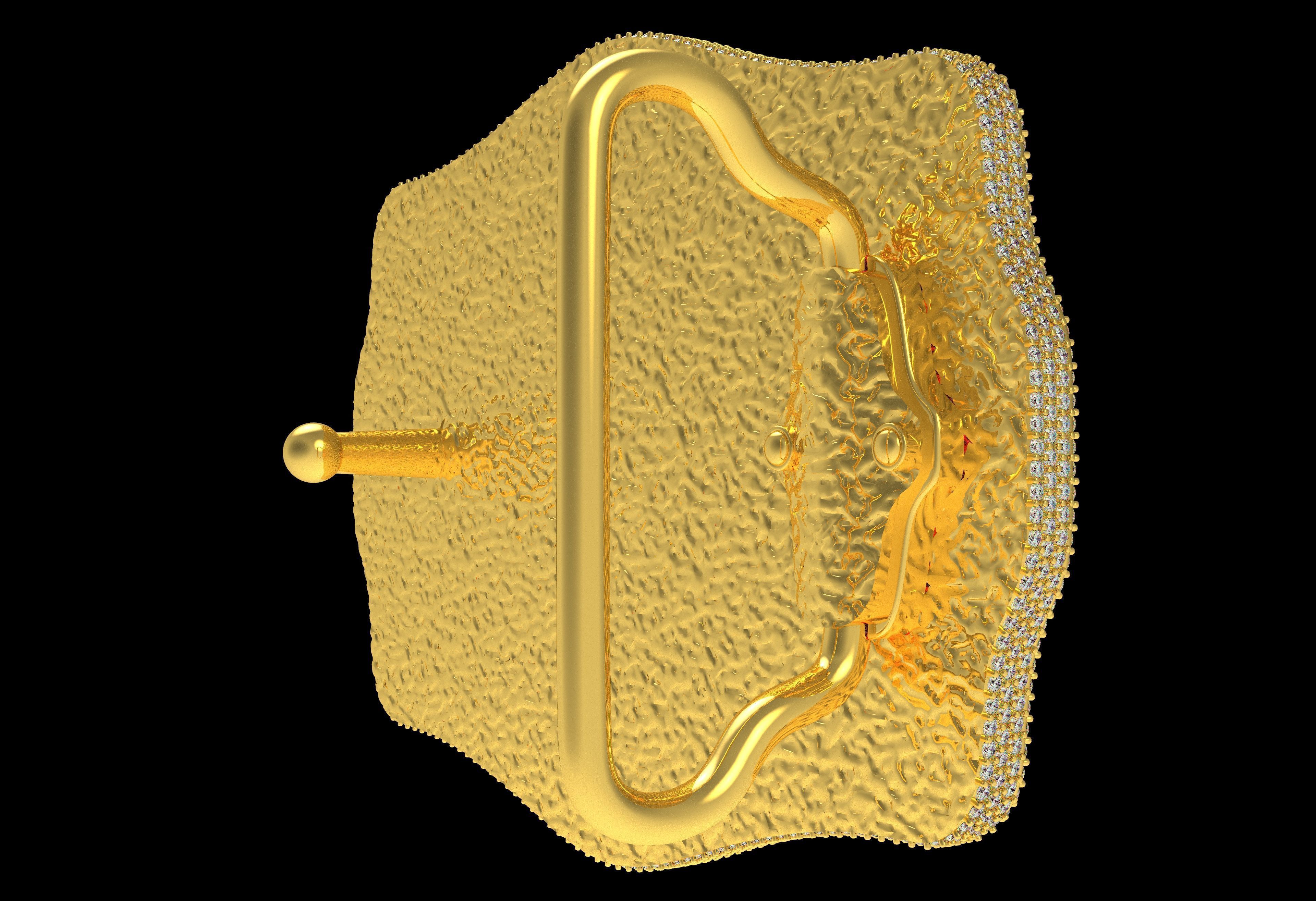 MYADDICTION Cowboy Belt Buckle 3D print model_4