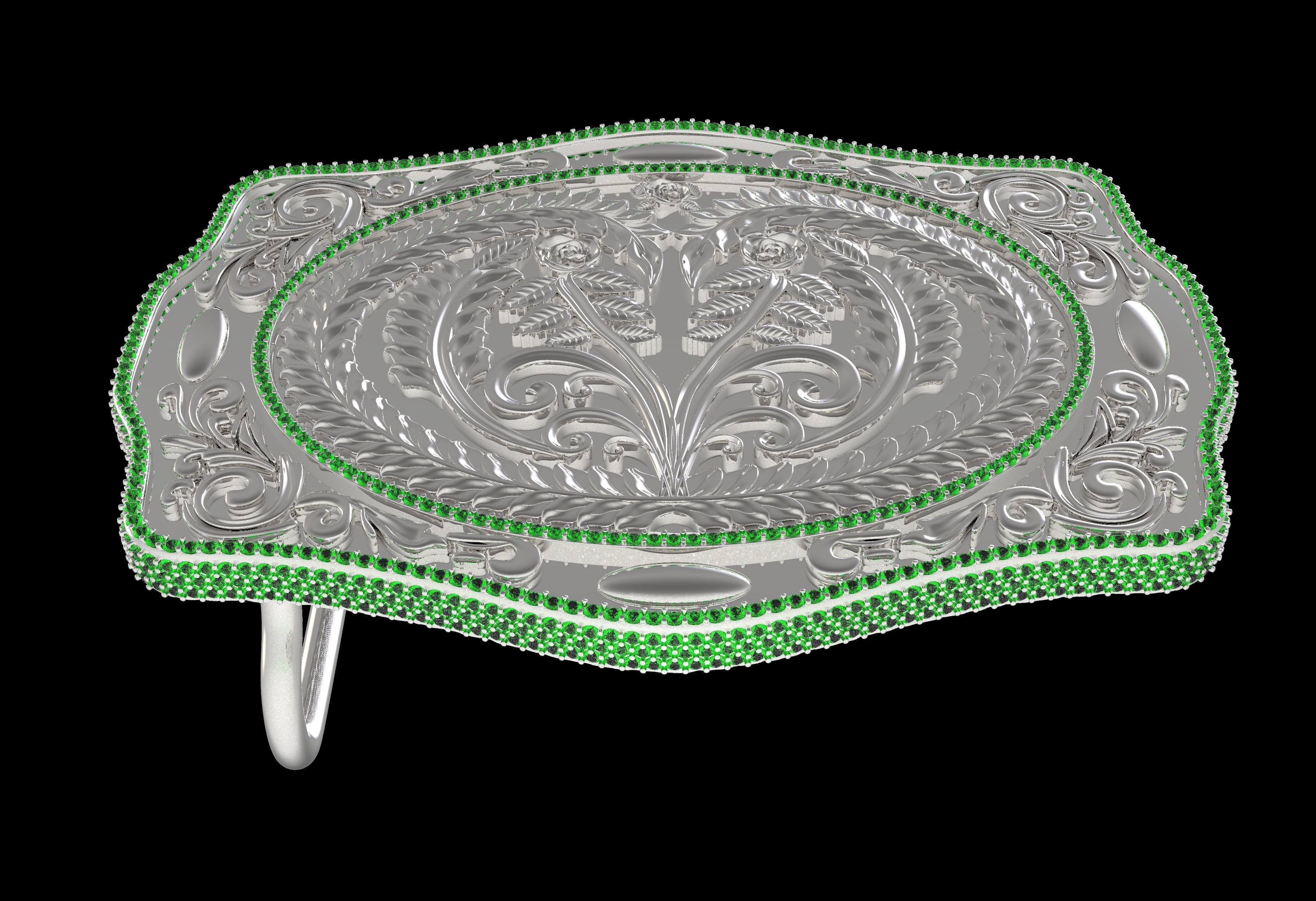 MYADDICTION Cowboy Belt Buckle 3D print model_11