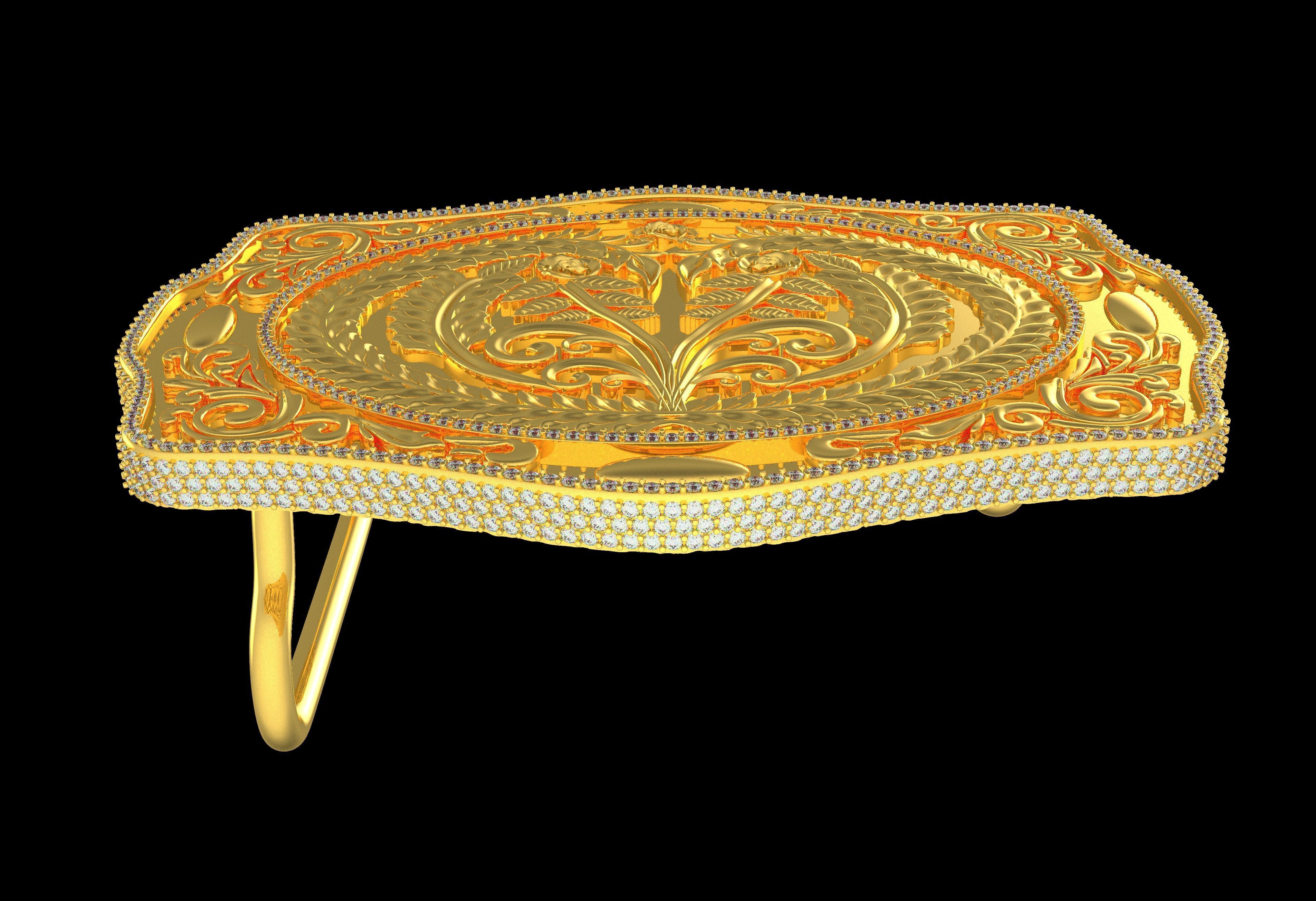 MYADDICTION Cowboy Belt Buckle 3D print model_2