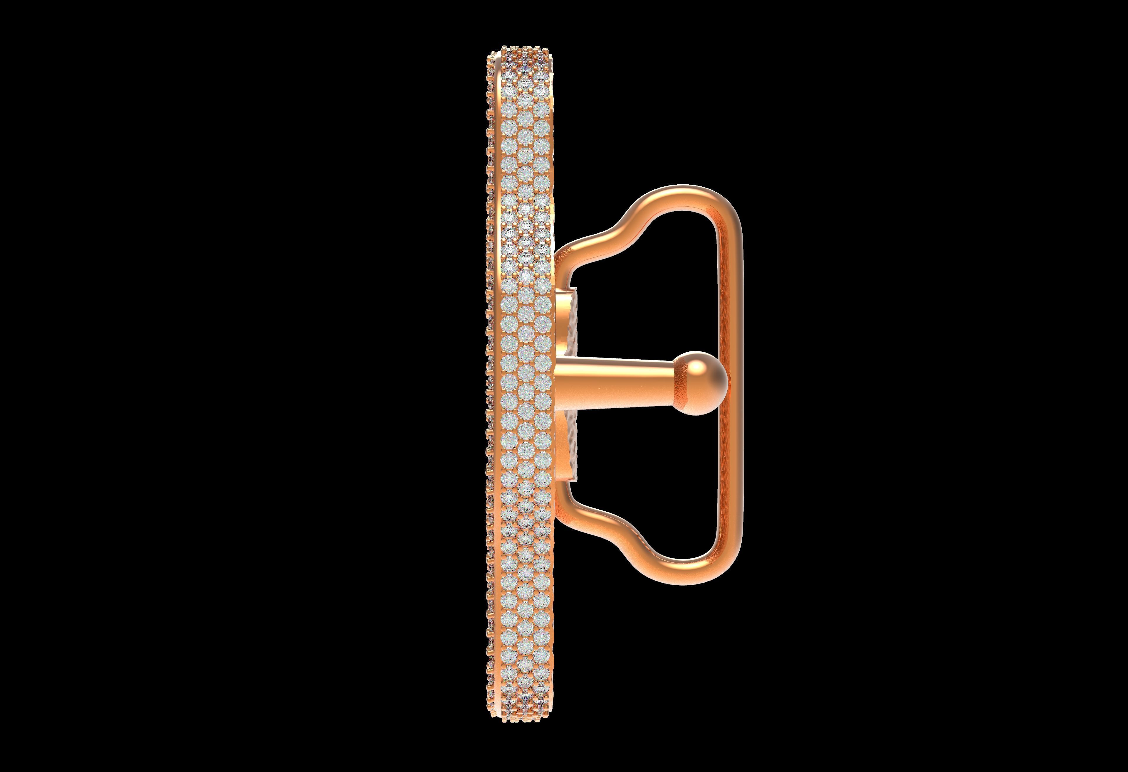 MYADDICTION Cowboy Belt Buckle 3D print model_7