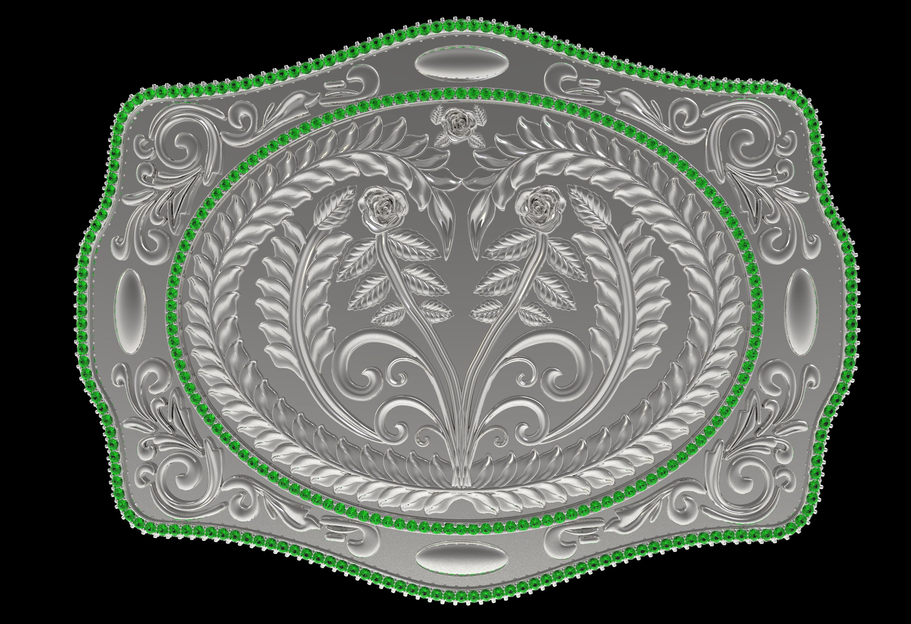 MYADDICTION Cowboy Belt Buckle 3D print model_10