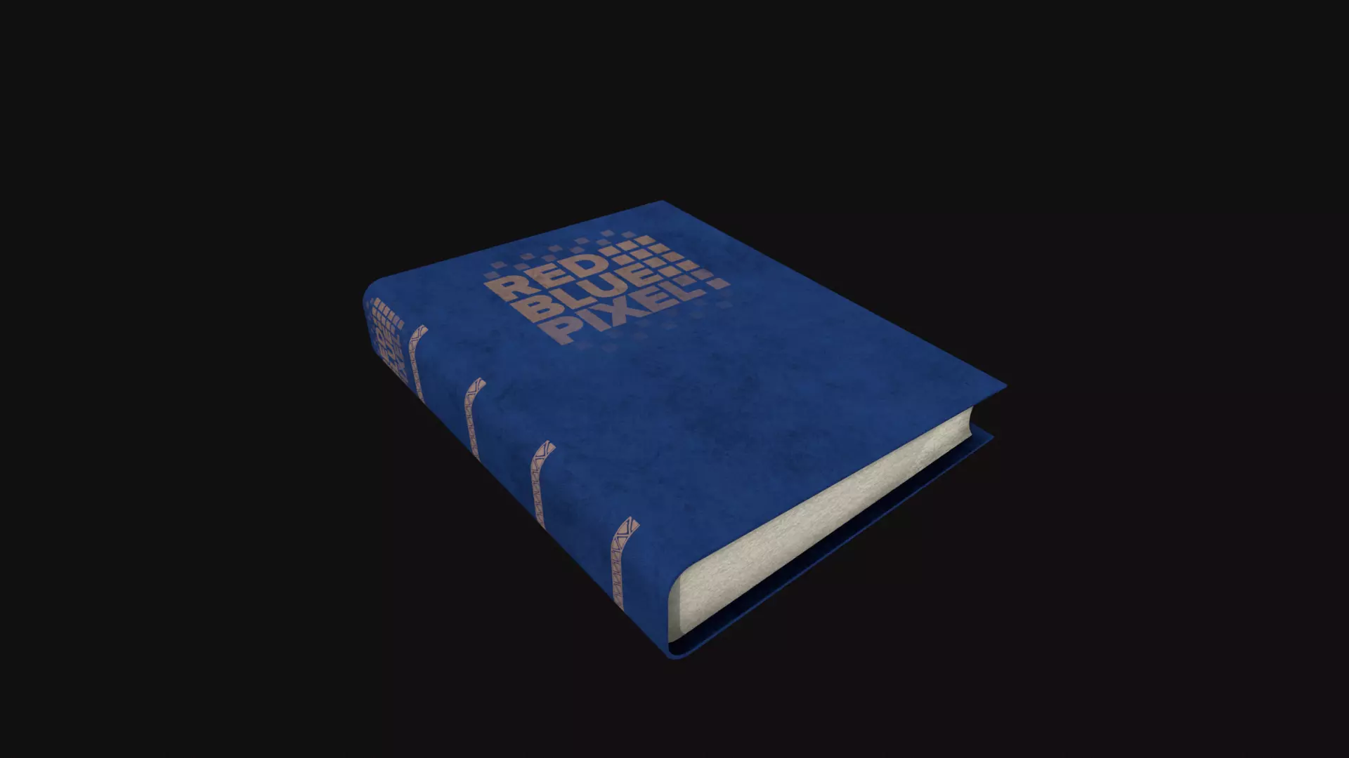 Medieval Book V02 Low-poly 3D model_0