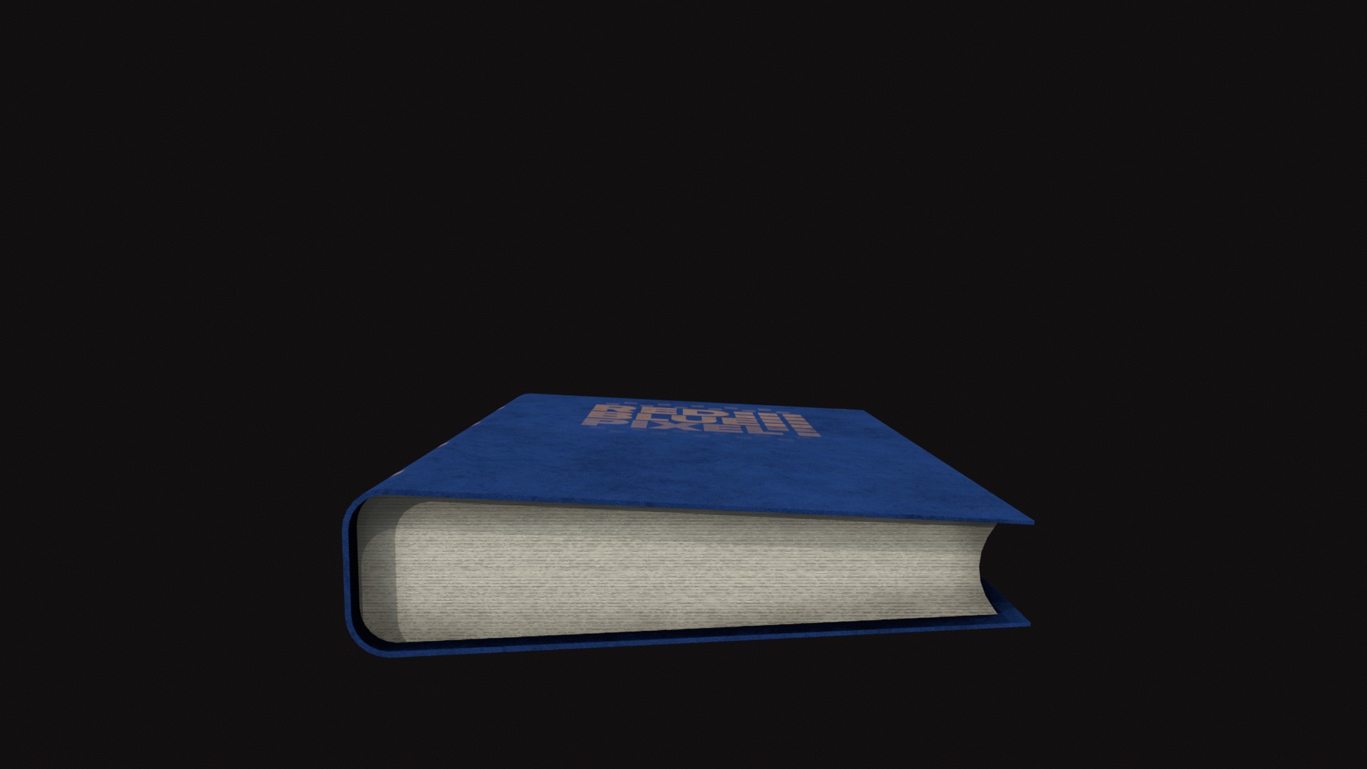 Medieval Book V02 Low-poly 3D model_4