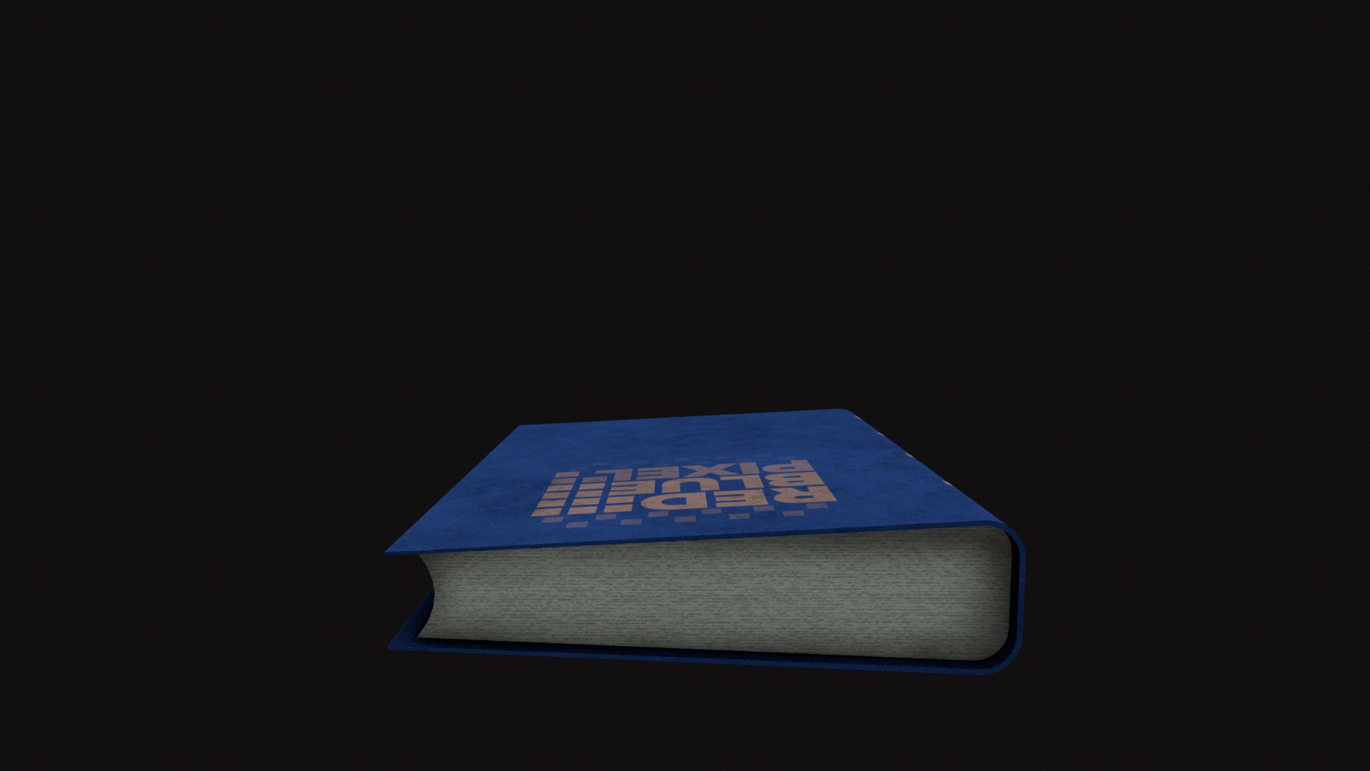 Medieval Book V02 Low-poly 3D model_3