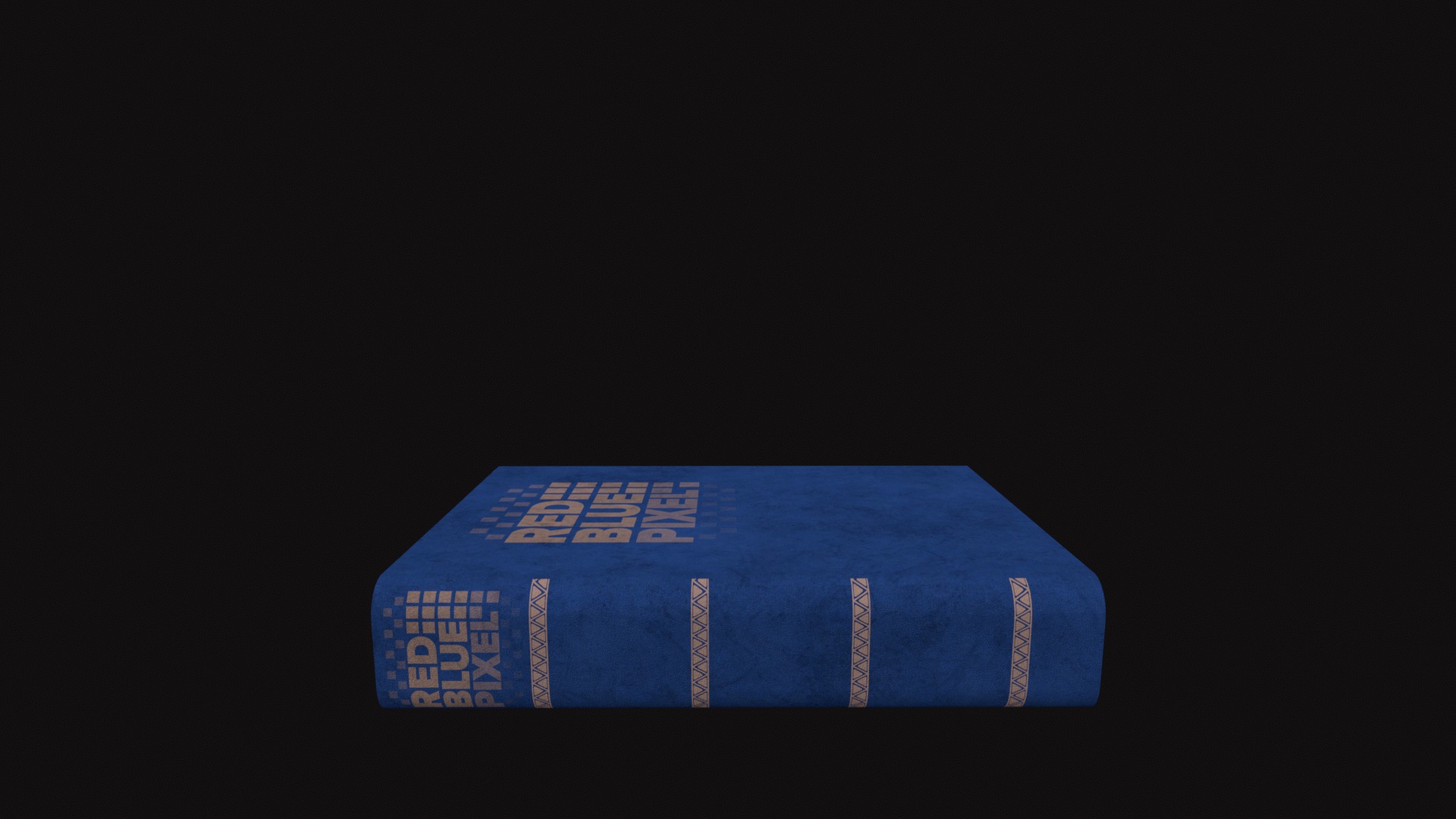 Medieval Book V02 Low-poly 3D model_5