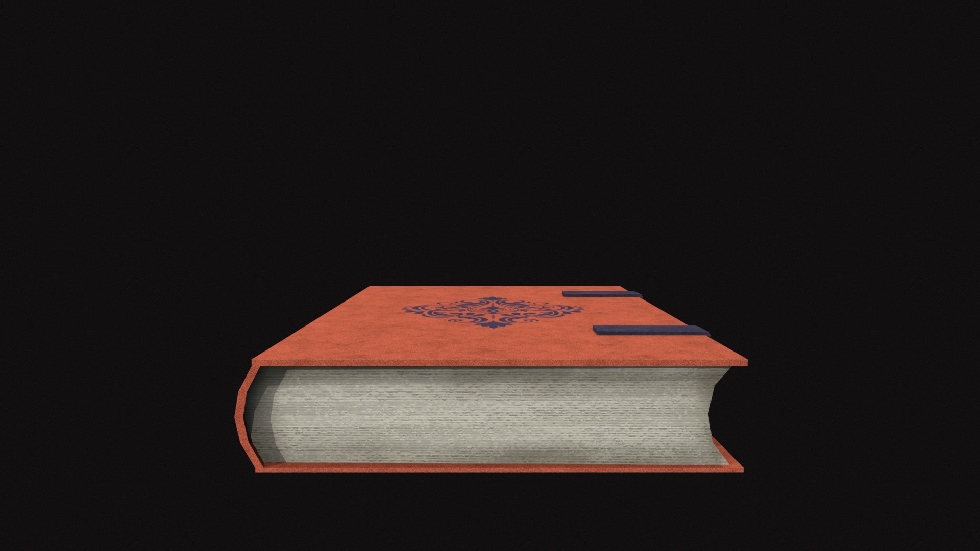 Medieval Book V07 Low-poly 3D model_4