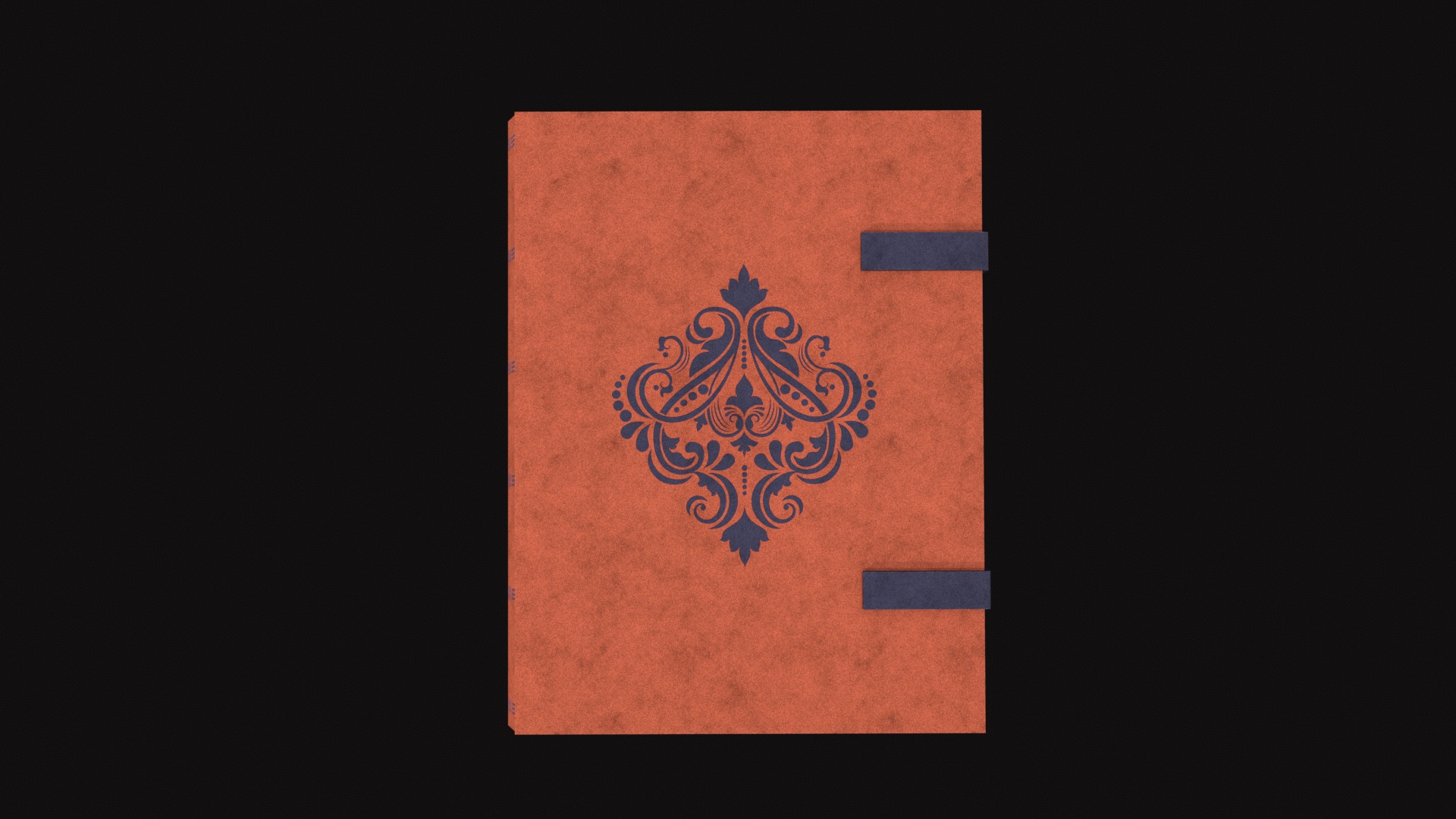Medieval Book V07 Low-poly 3D model_7