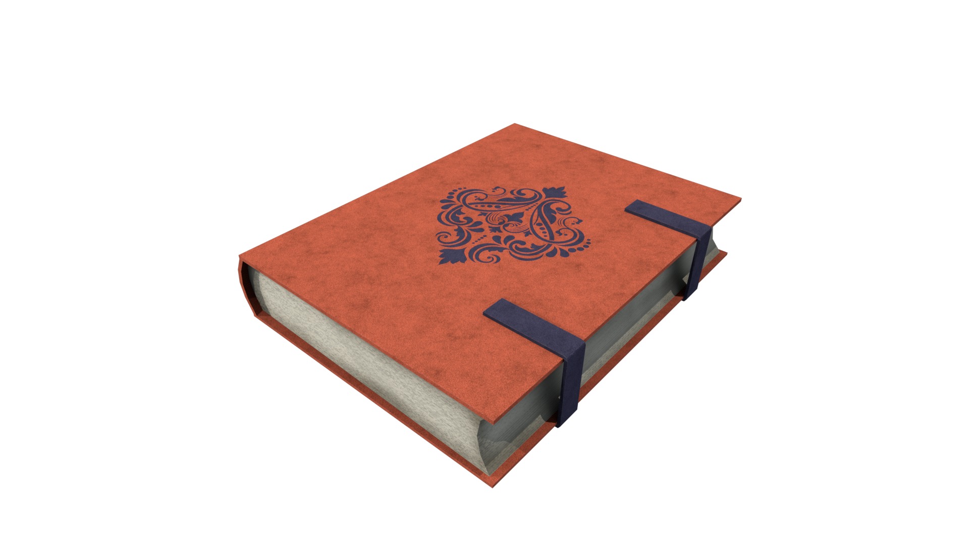 Medieval Book V07 Low-poly 3D model_8