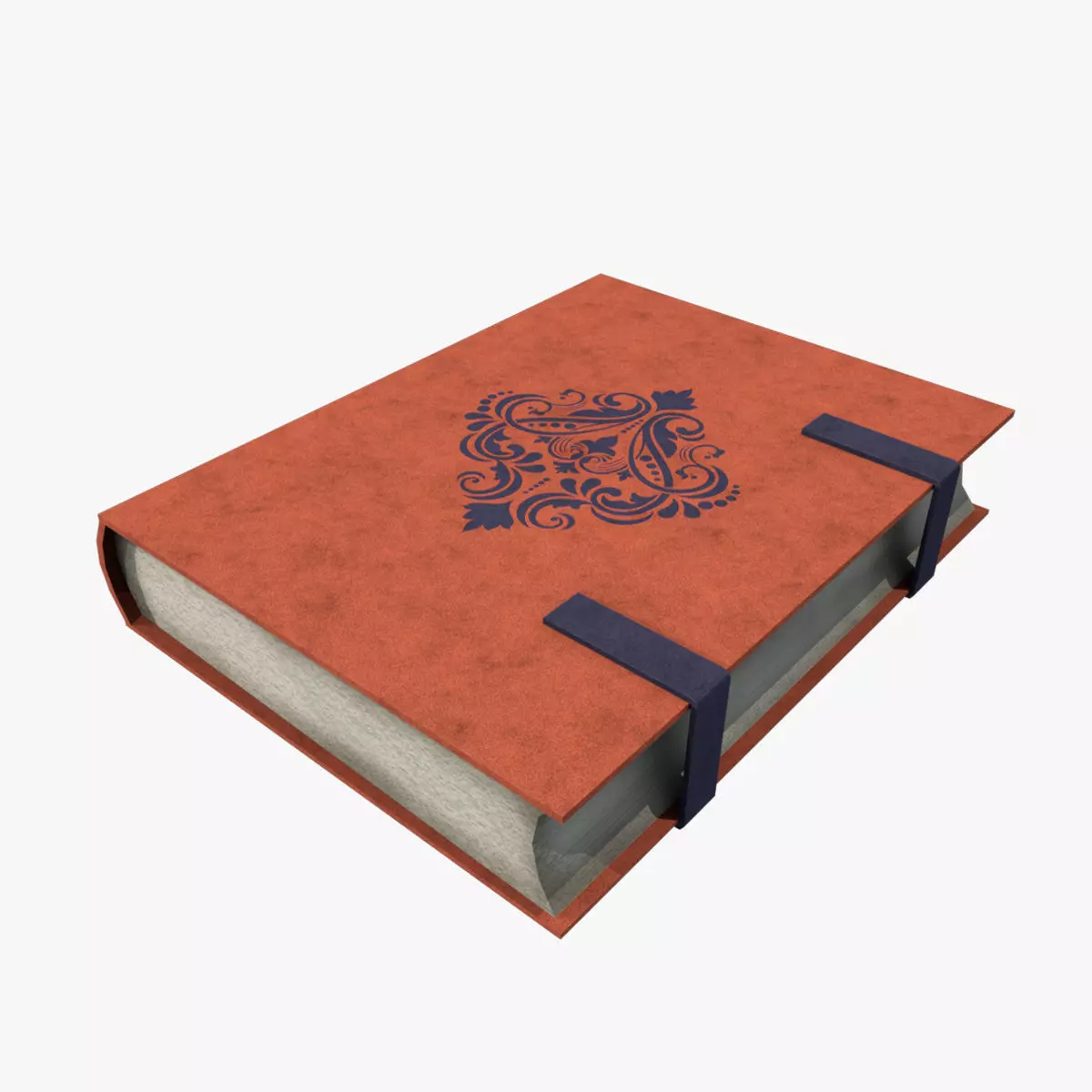 Medieval Book V07 Low-poly 3D model_0