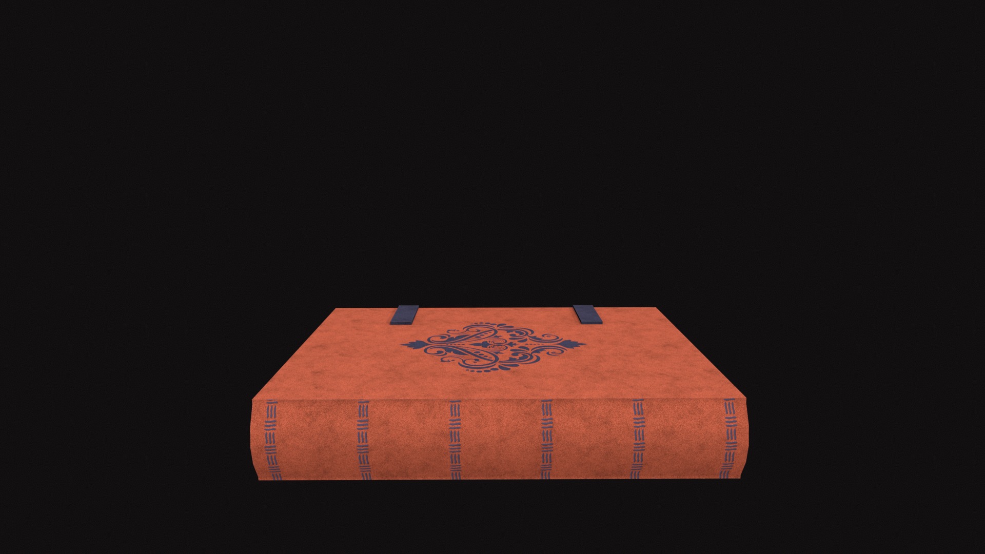 Medieval Book V07 Low-poly 3D model_5